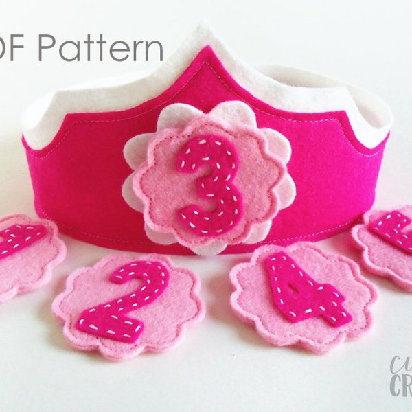 Wool Felt Crown Etsy