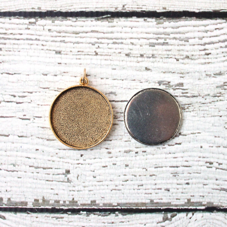 Large Circle Embroidery Necklace Frame Kit Embroidery Etsy