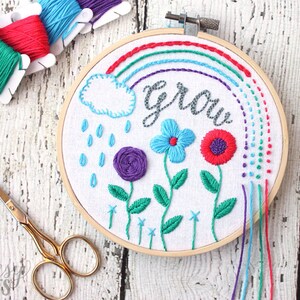 Rainbow Sampler PDF Hand Embroidery Pattern image 4