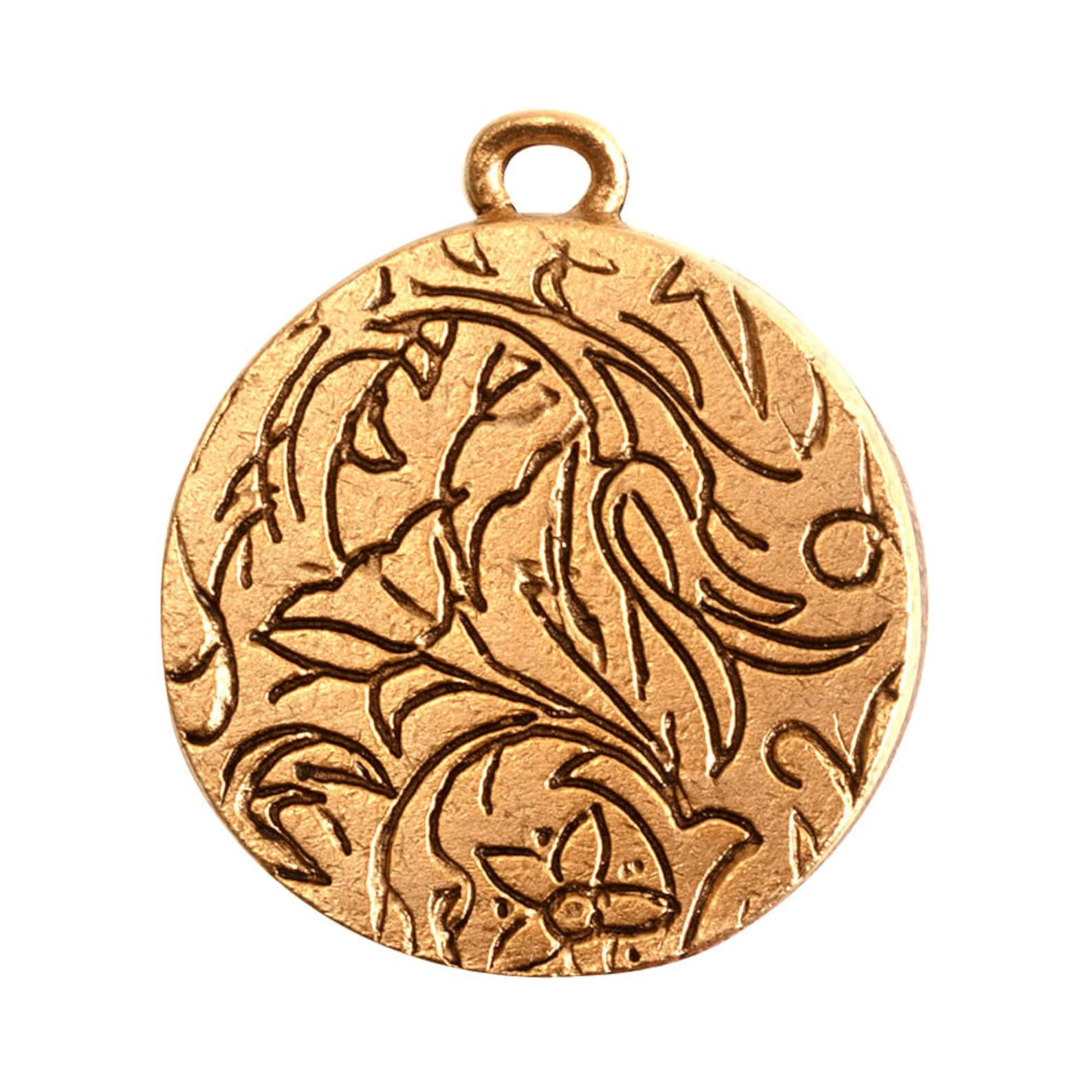 Medium Circle Embroidery Pendant Frame Kit Embroidery Pendant Etsy