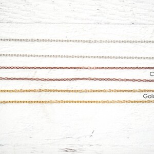 18 Thin Necklace Chain image 4