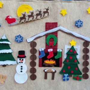 Build-A-Scene Christmas Countdown Advent Calendar PDF Pattern image 3