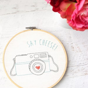 Camera PDF Hand Embroidery Pattern image 2