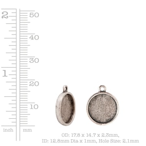 Kit de collier de broderie de mini cercle, pendentif de broderie et étiquette image 5