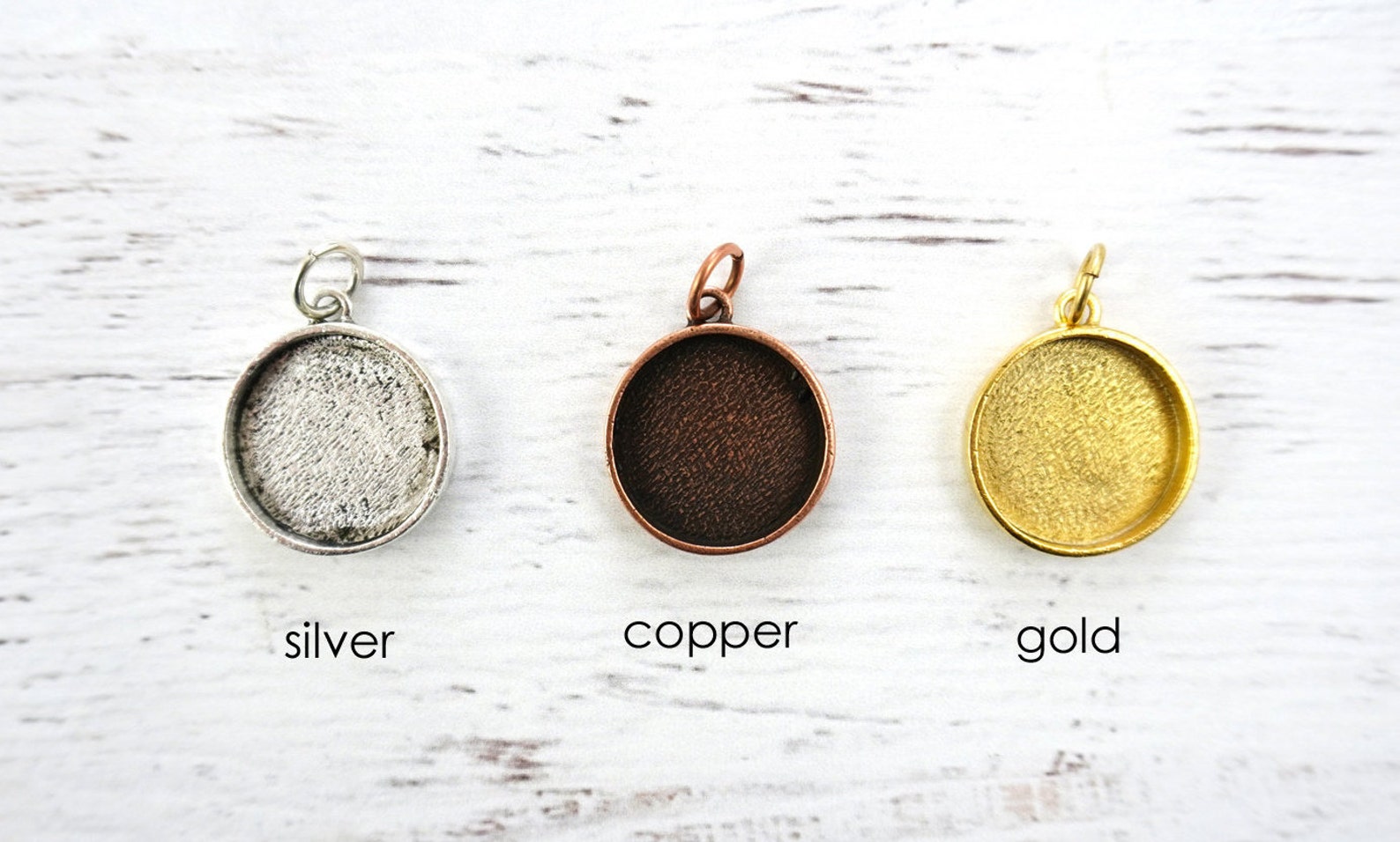 Medium Circle Embroidery Pendant Frame Kit Embroidery Pendant Etsy