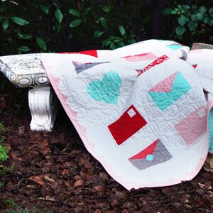 Valentine's Day Quilt Pattern Sealed with Love zdjęcie 7