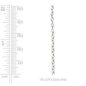 18 Thin Necklace Chain image 5