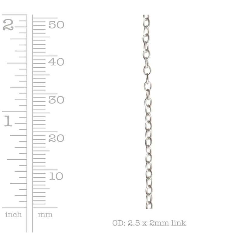 18 Thin Necklace Chain image 5