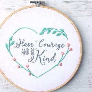 Be Kind PDF Hand Embroidery Pattern image 3