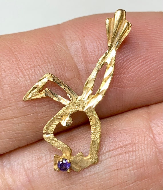 Vintage 14k Gold Playboy Bunny Charm 