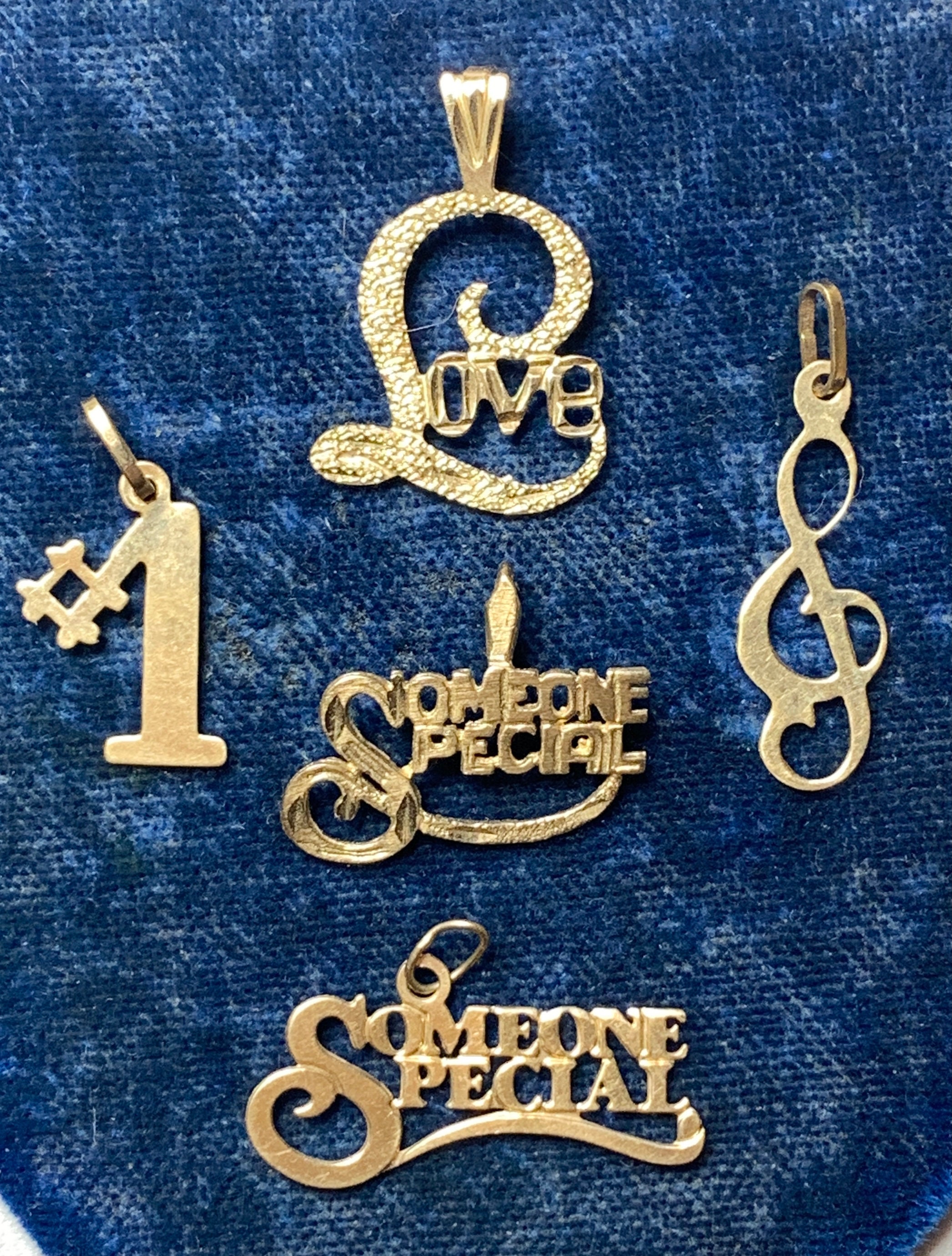 Vintage 14k Gold “someone Special” Charm, Michael Anthony