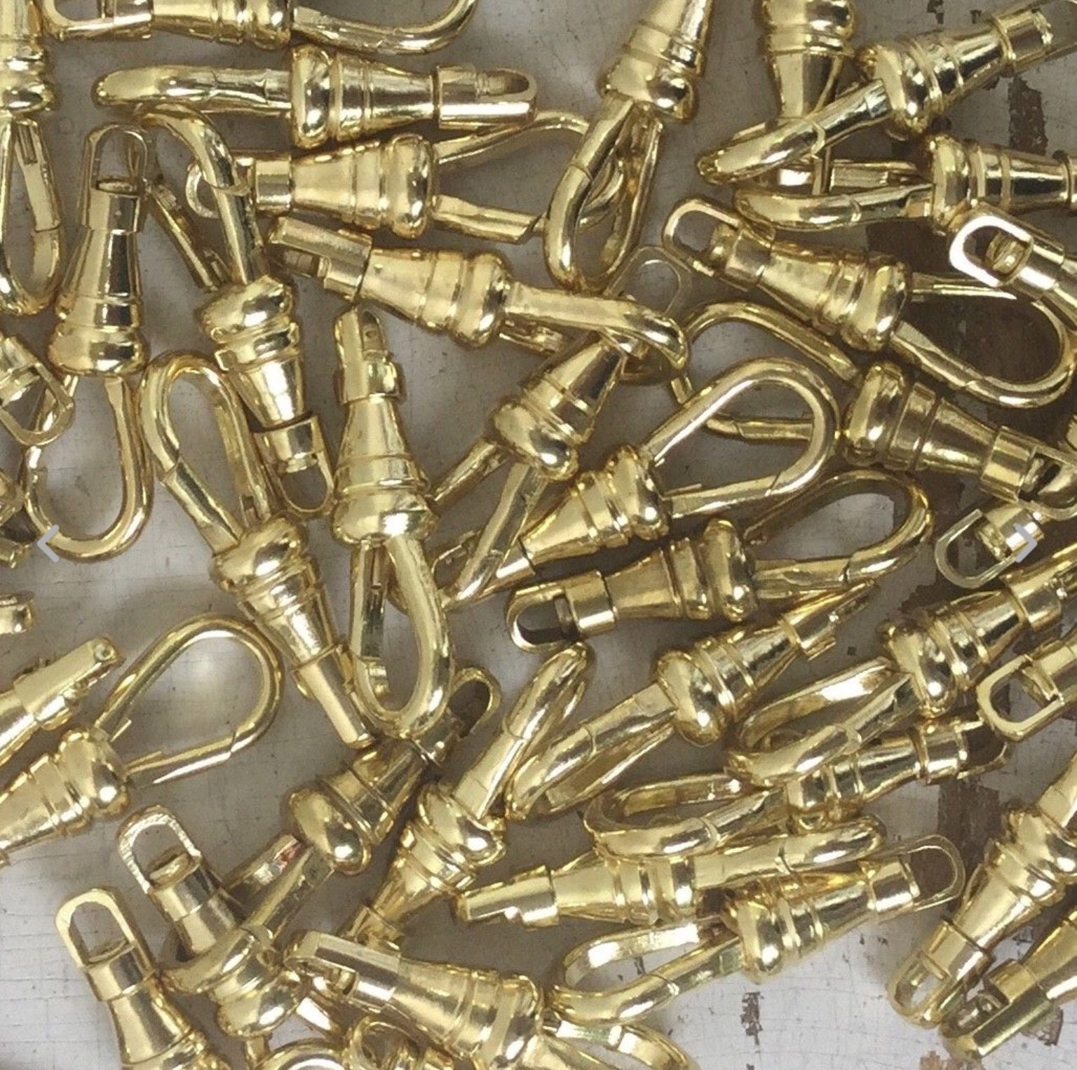 10pc lot Swivel Clip Pocket Watch chain repair Brass gold tone Etsy