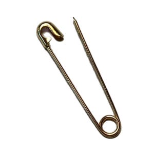 Vintage 14k Gold Safety Pin, Brooch, Connector, Pendant, Charm
