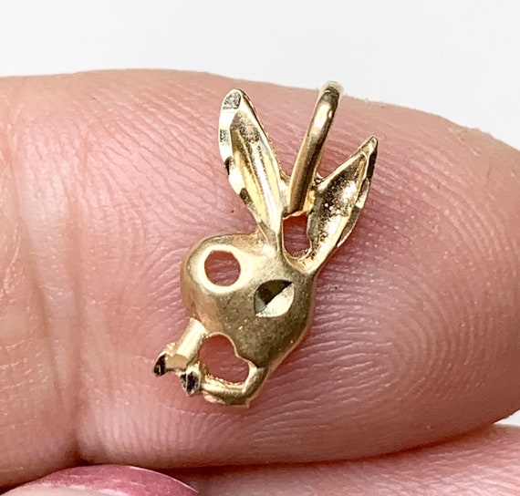 Vintage 14k Gold Playboy Bunny Charm 