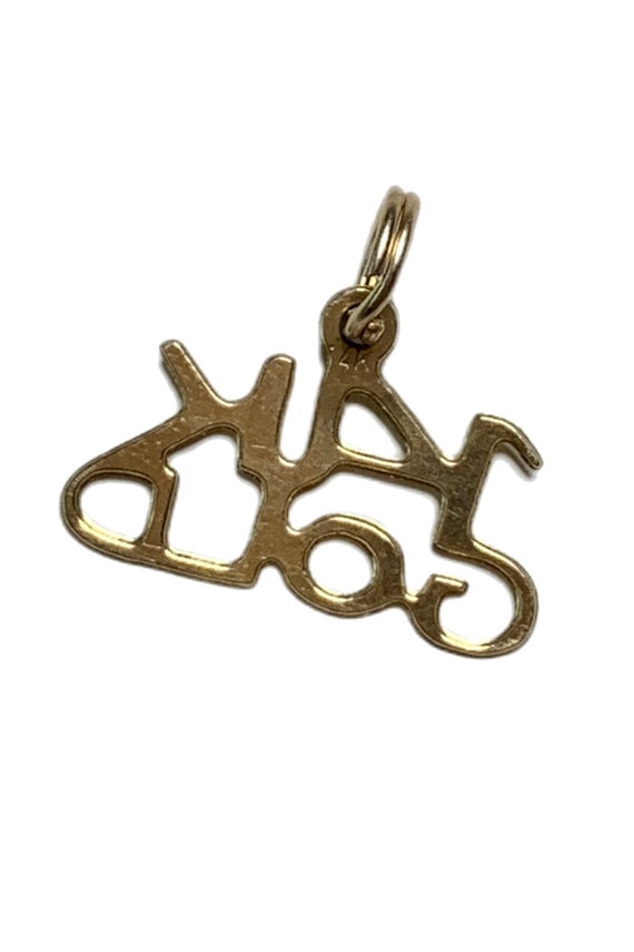 Vintage 14k GOLD Charm, 1980s 90s, Fine Jewelry - image 3