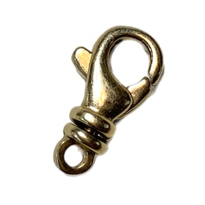Vintage 14k Gold Dog Clip, Swivel Clip, Connector, Solid Gold Clasp