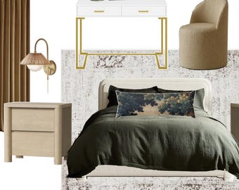 Bedroom Bliss Design & Shopping List