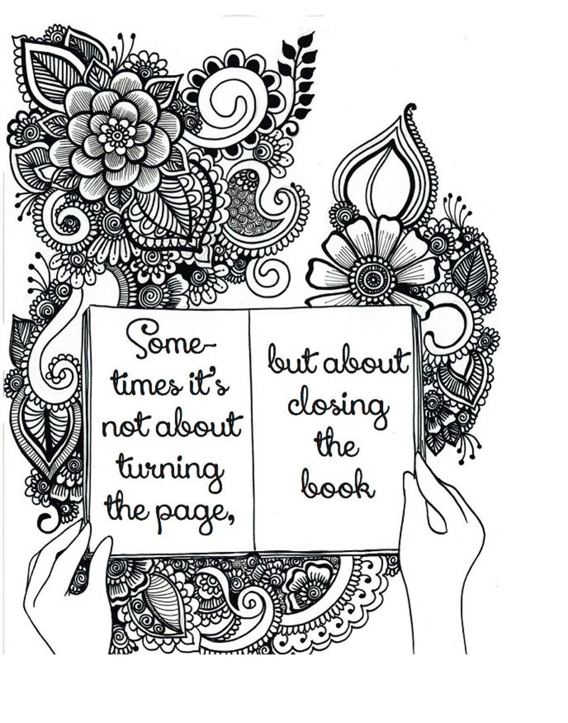 MV Adult Coloring Book Mandalas and Motivational Quotes | Etsy