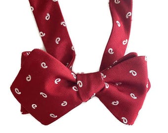 Silk Bowtie for Men - Celebration - One-of-a-Kind - Handmade  - Pre-tied or Self-tie
