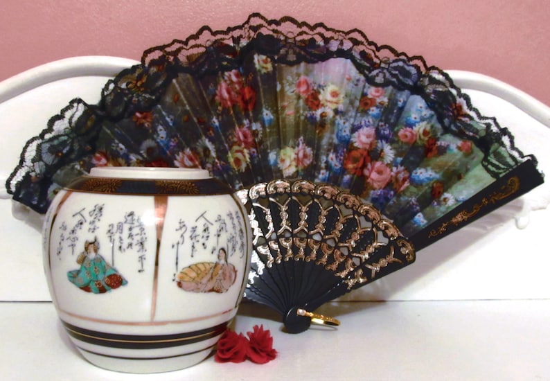 Fujita Kutani Ginger Jar Made in Japan Etsy