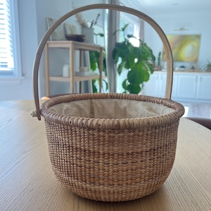 Vintage Nantucket Leichter Schiffs Korb