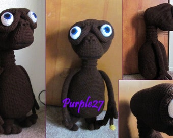 Crochet XETI Alien PATTERN (PDF) - Instant Download (English)