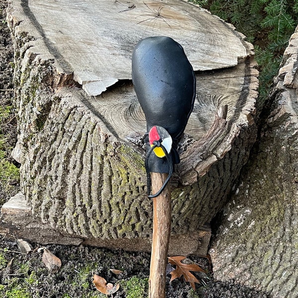 Medicine Wheel Drum Stick, Drum Beater, Drumstick, Shamanic Drum Stick, Ceremonial drum beater