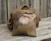 Buffalo leather purse, bison purse, Bison Bag, Buffalo Bison shoulder bag