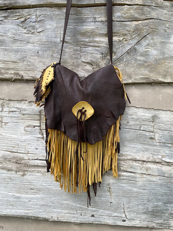 Axis Deer Fringe Purse Ready to Ship - Etsy