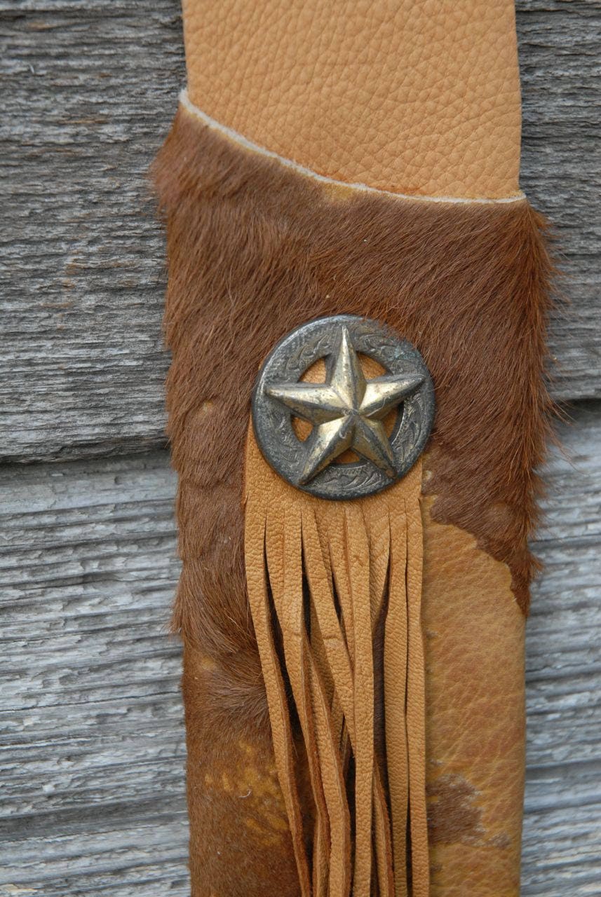 Western Guitar strap Leather Guitar Strap Fringed guitar Etsy
