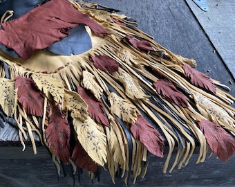 Leather fringe purse, Boho bag, Hippie fringe bag, Fall purse