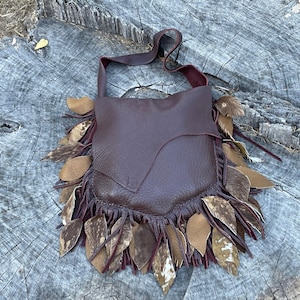 Sac à main bordeaux, sac à main en plumes, sac à bandoulière, sac à main en cuir couleur bordeaux