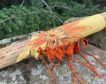 Sound healing, Rain Stick, Sunflower rainstick,  Sound Therapy, Reiki tool, 20" rainstick
