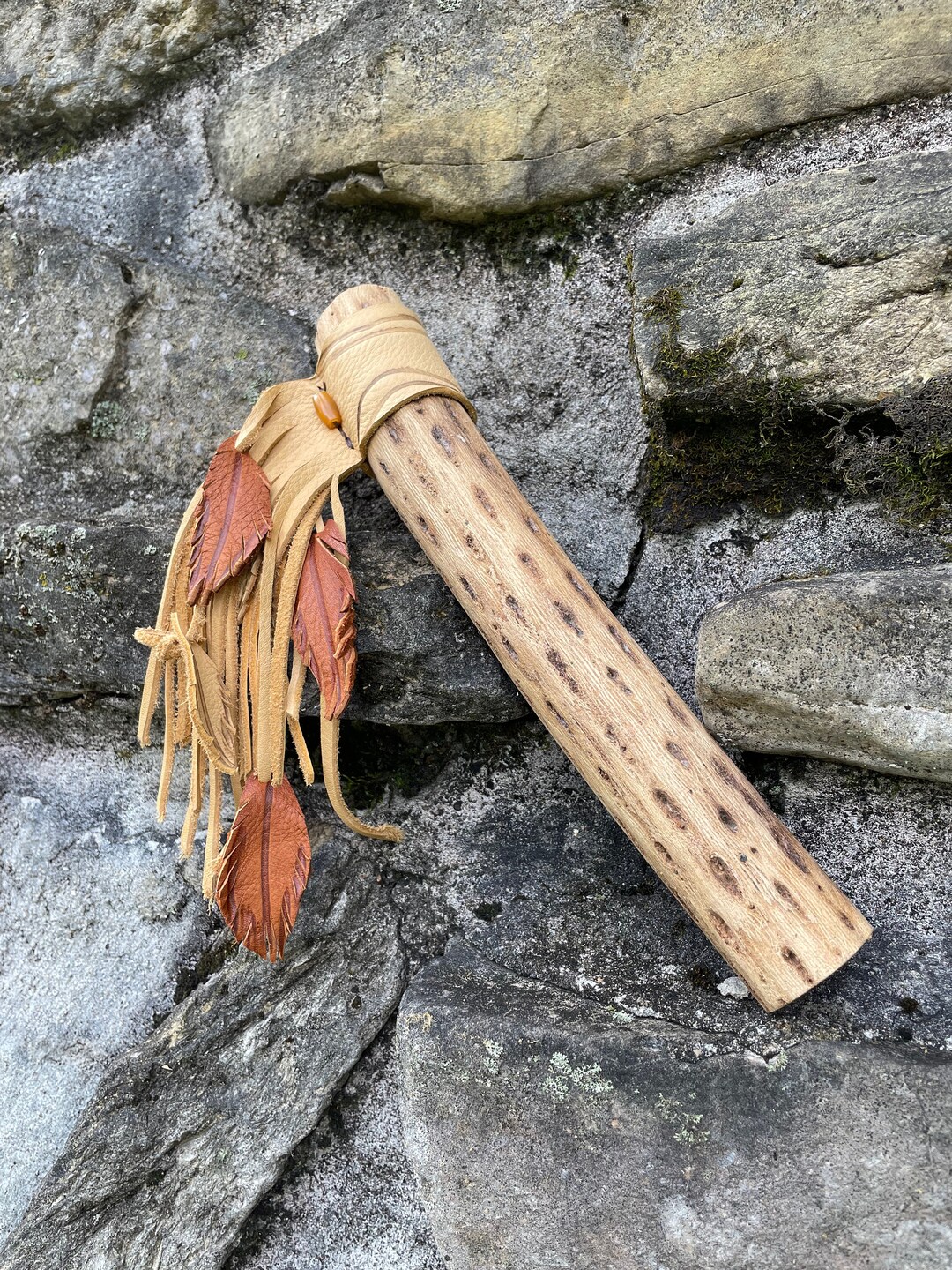 Tribal Rain Stick Rainstick Beige Rain Stick Fringe Rain Etsy