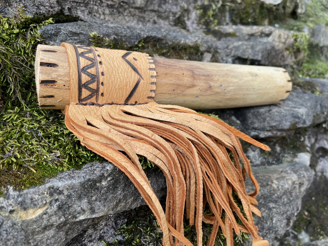 Tribal Rain Stick, Saddle Rainstick, Fringe Rain Stick, Sound Healing