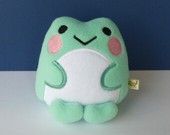 kawaii frog plush