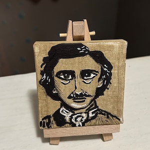 Miniature Edgar Allan Poe