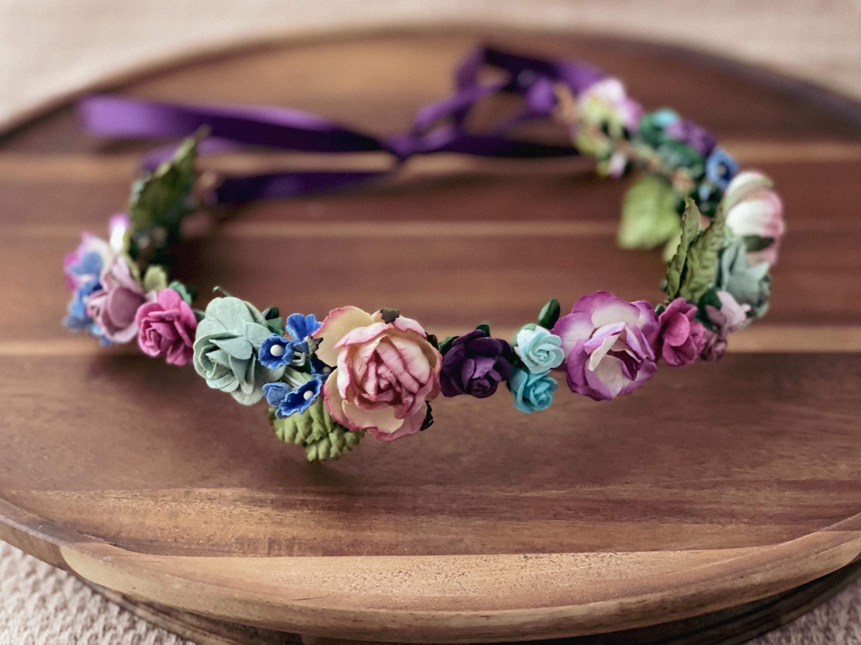 Wanderlust Crown, Garden Accessory, Oktoberfest Flower 