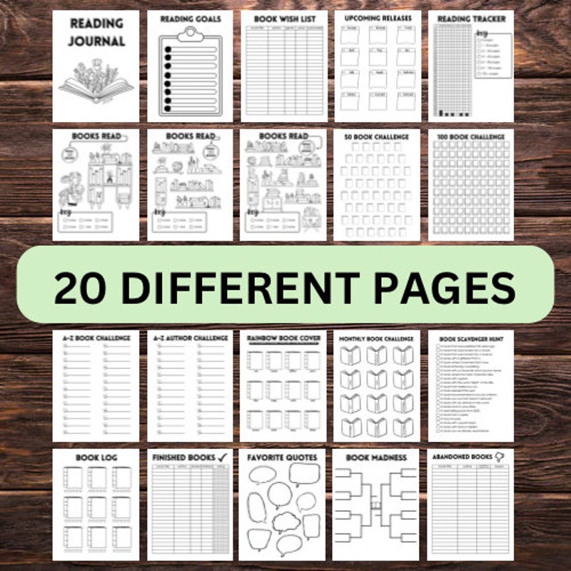 Book Log Reader 2024 Log Book - Etsy