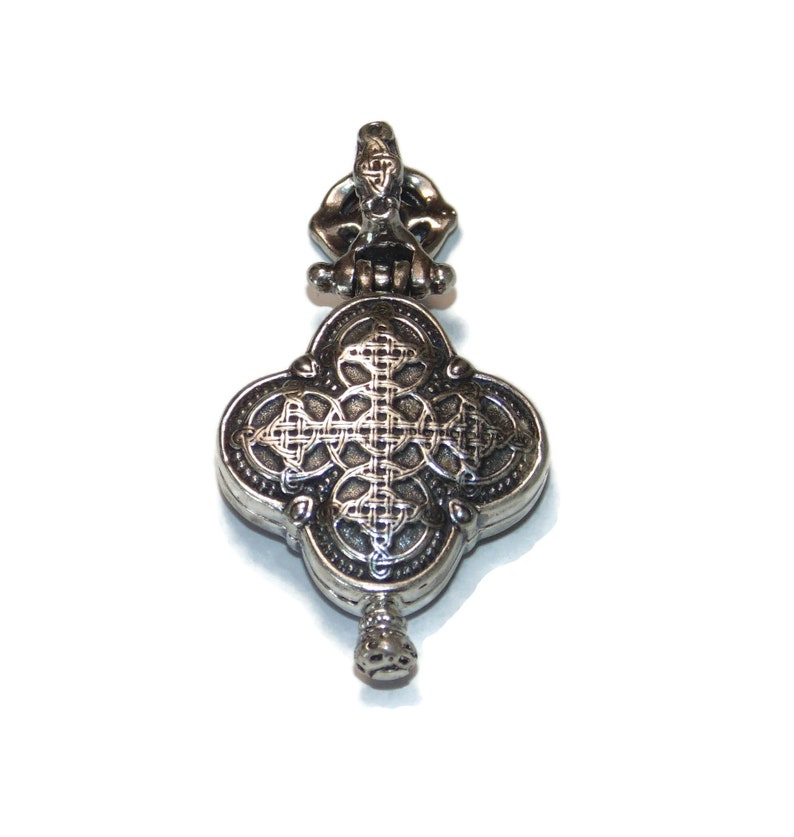 SALE 925 Sterling Silver Religious Cross Locket Jesus Christ Etsy UK