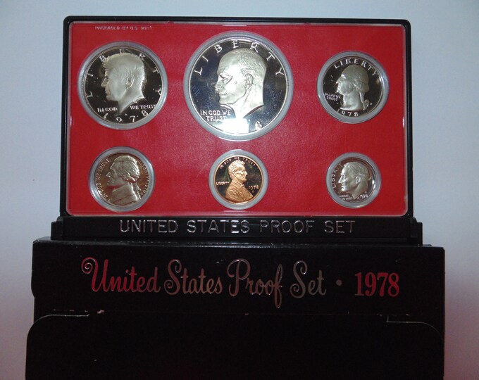Sold Separately Proof Set MINT United States 1978 1979 Coins San Francisco Original Case United State of America Gift For Him