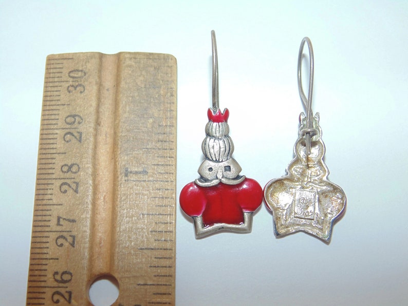 925 Sold Separately Sterling Silver Earrings Vintage Estate Artisan Filigree Peacock Alice Wonderland Pierced Jewelry Gift For Her Argent