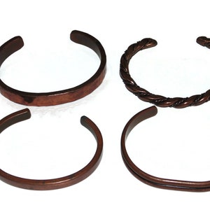 Vintage Solid Copper Cuff Bracelet - Southwestern Style Jewelry