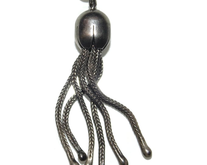 intage Estate Sterling Silver Pendants Dangle Tassel Tassle Jewelry Jewellery Birthday Gift For Her