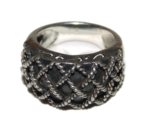 Anello Sigillo Tondo Grande In Argento 925, 100% Made Italy - Foto 5