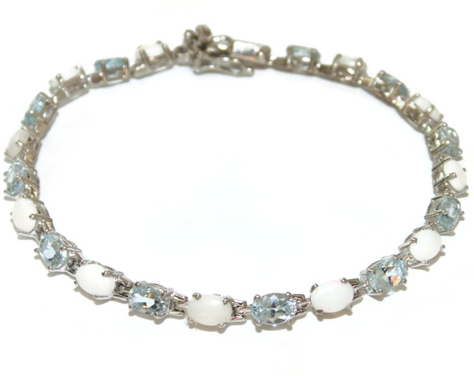 925 Sold Separately Sterling Silver Tennis Bracelet Vintage Estate Rhodium Plated Cubic Zirconia Chain Jewelry Jewellery Argent Gift For Her