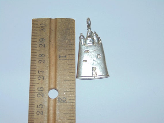 Vintage .925 Sterling Silver Pendants: Rocker Bik… - image 8