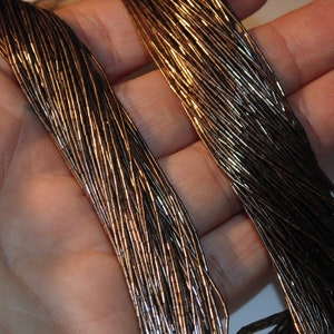 90 fädig gestrickte 90 Strands Hand gewundene flüssige Sterling Silber Kette Halskette schweres Schmuck Geschenk für sie