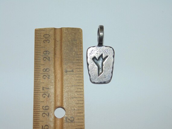 Vintage .925 Sterling Silver Pendants: Rocker Bik… - image 7