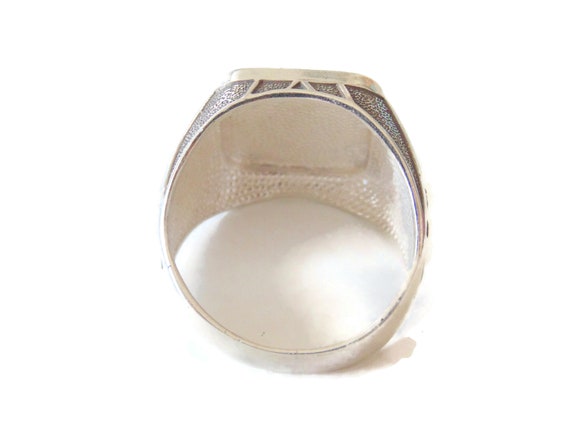 925 Men's Saint George Sterling Silver Ring Chris… - image 3